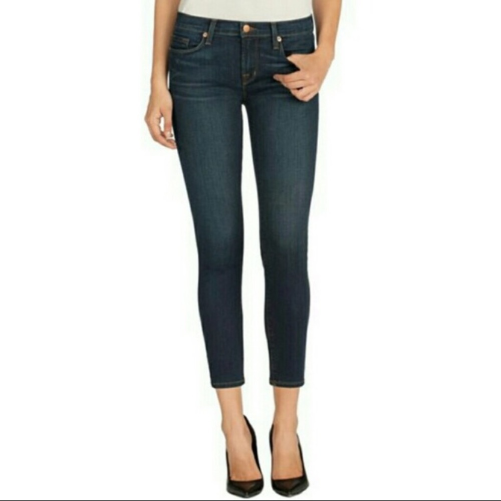 J Brand "The Capri" Low Rise Jean in Dark Vintage