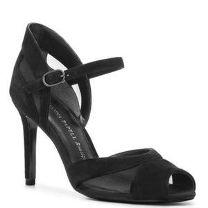 Adrianna Papell Boutique Black Peep Toe Heels
