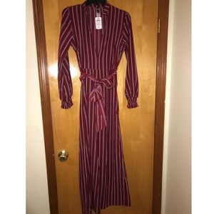 Burgundy Jumpsuit