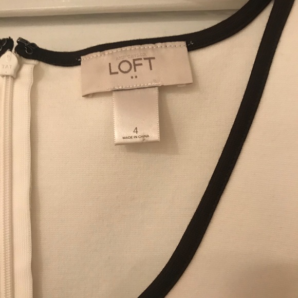 Brown and white sheath dress - Picture 4 of 5