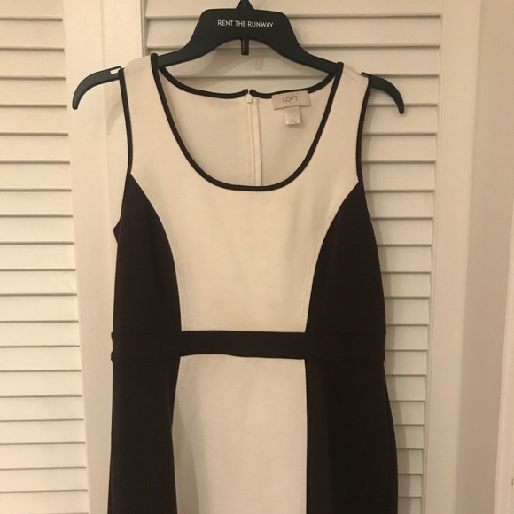 Brown and white sheath dress - Picture 2 of 5