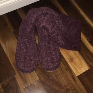 Limited Edition Maroon Knit Ugg Boot