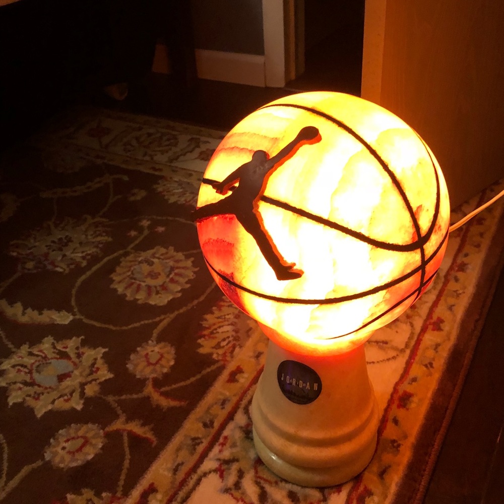 Michael Jordan Lamp - 100 % Natural Onyx - Picture 4 of 7