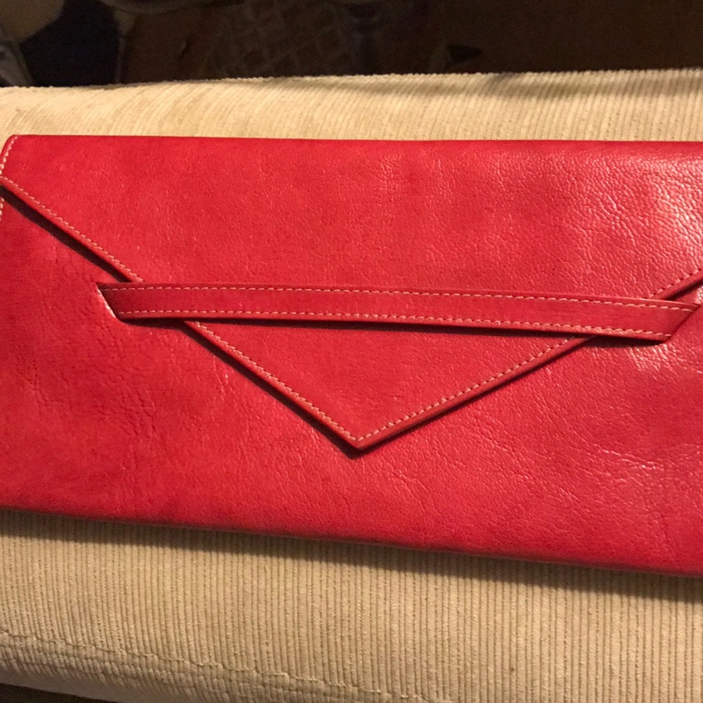Leather Tusk clutch