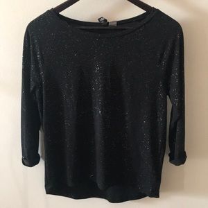 H&M divides speckle 3/4 shirt