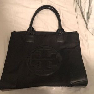 Tory Burch Ella Tote Large Black Tote