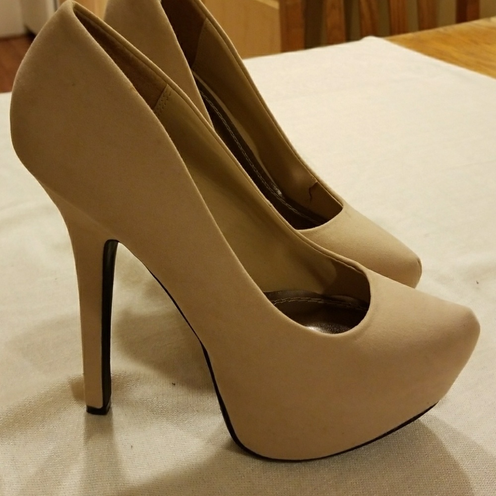 Tan High Sexy Heels