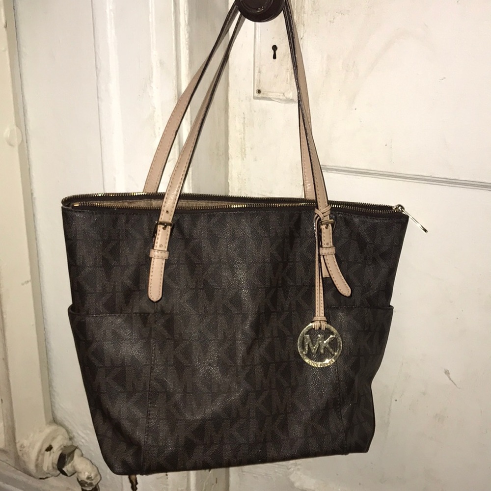 Authentic Michael Kors logo tote