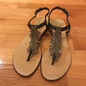 Vince Camuto Embellished Flat Sandal