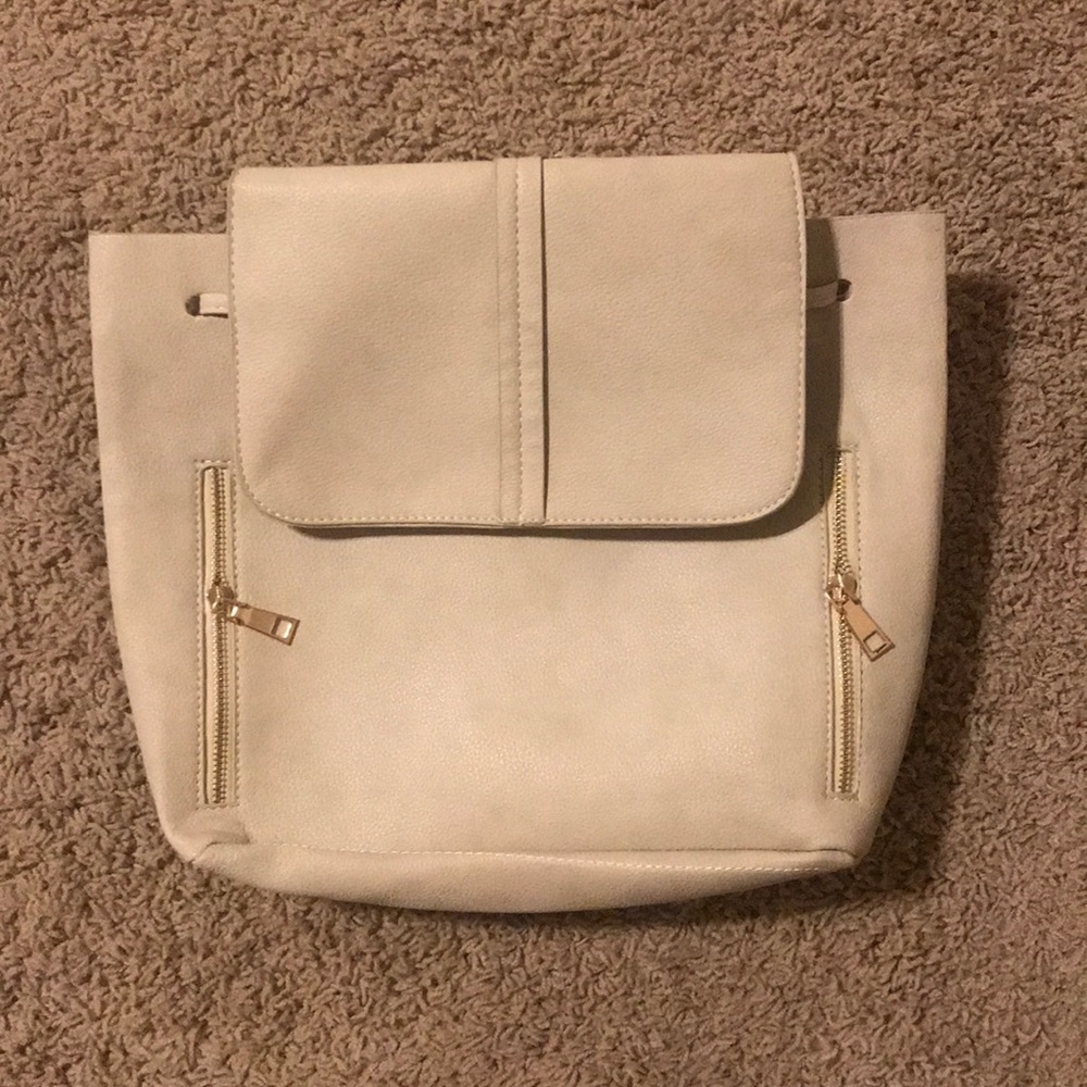 Cream Fashion Backpack