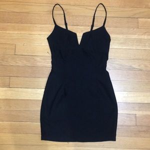 Tobi Plunge Bodycon Mini - S
