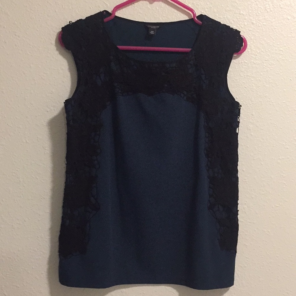 Ann Taylor Top - Lace Detailing