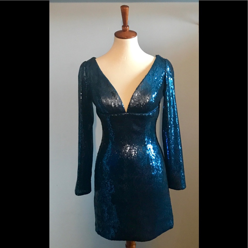 Long sleeve dress by Sherri Hill