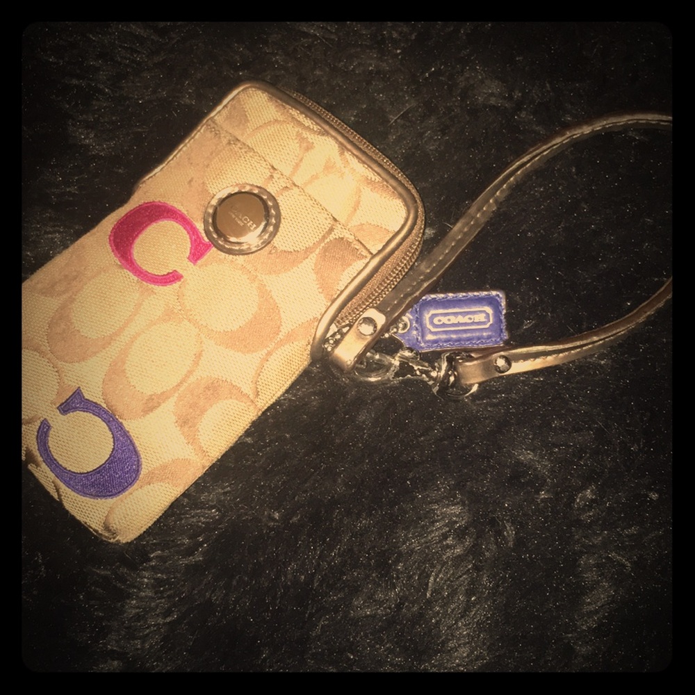 Coach mini wallet