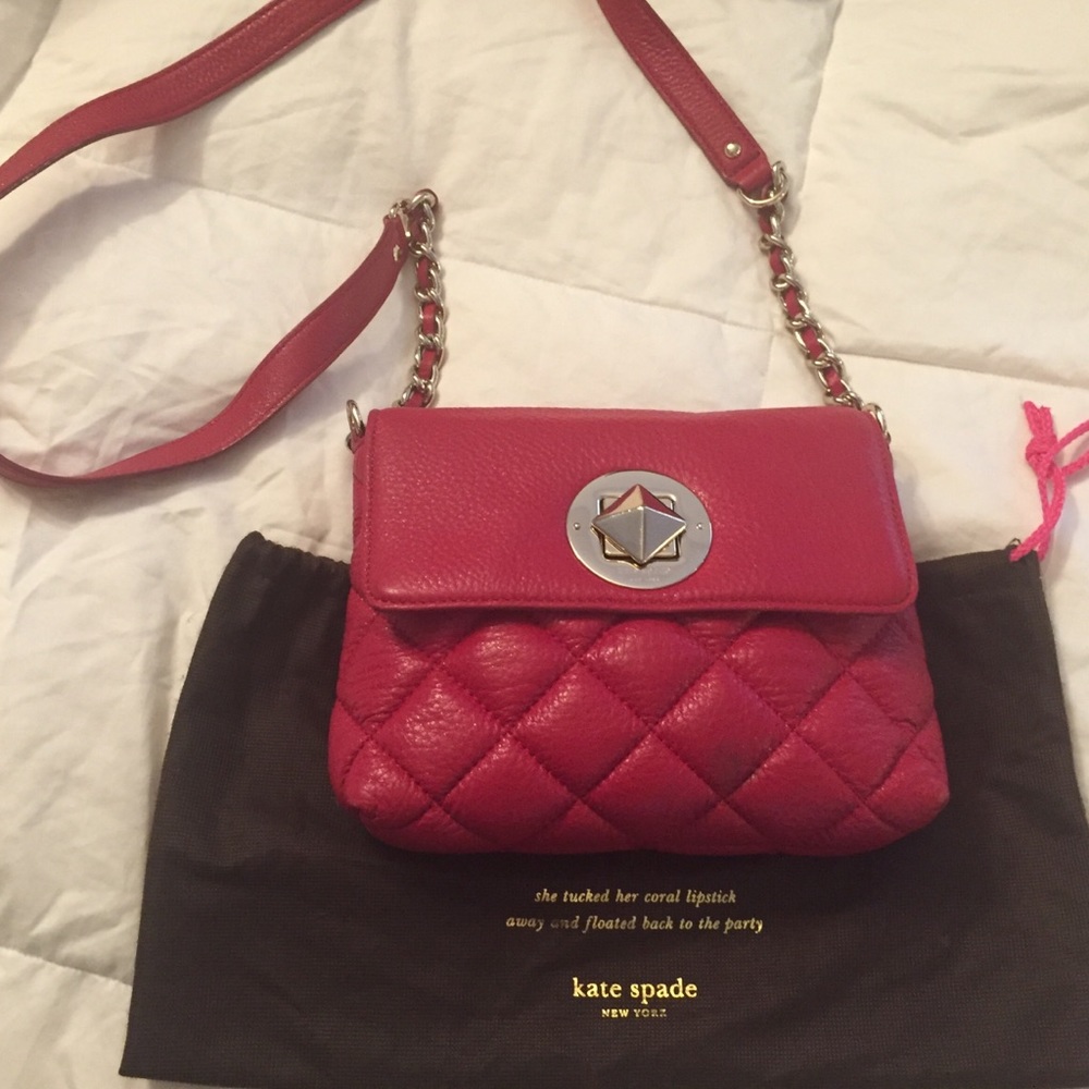 Red Kate Spade crossbody