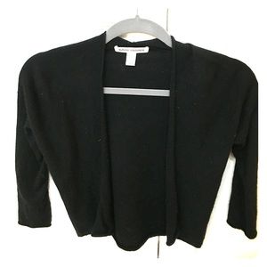 Cashmere shrug black
