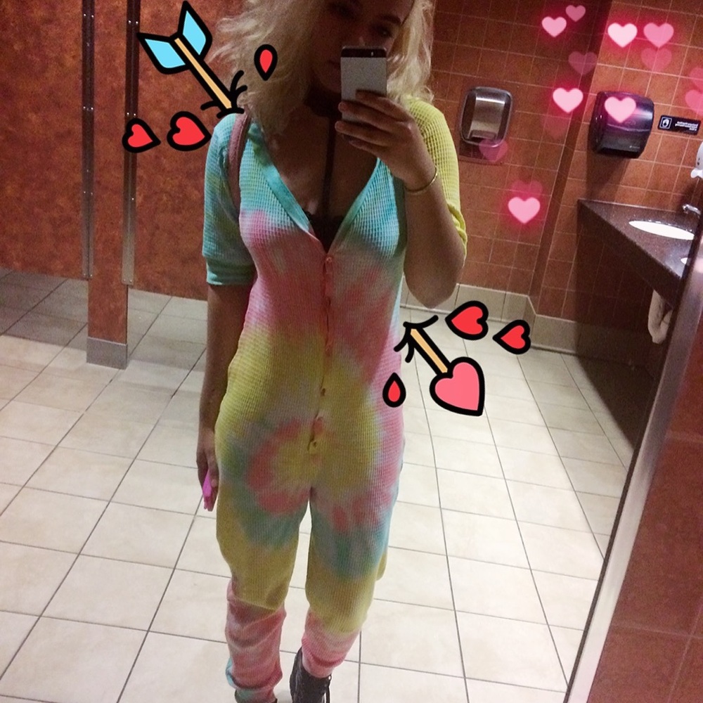 current mood acid crush jumpsuit - Picture 2 of 2