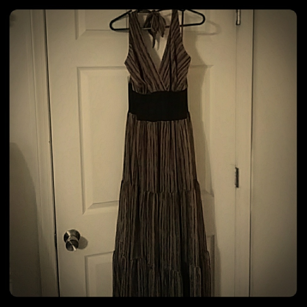 Maxi dress with lining
