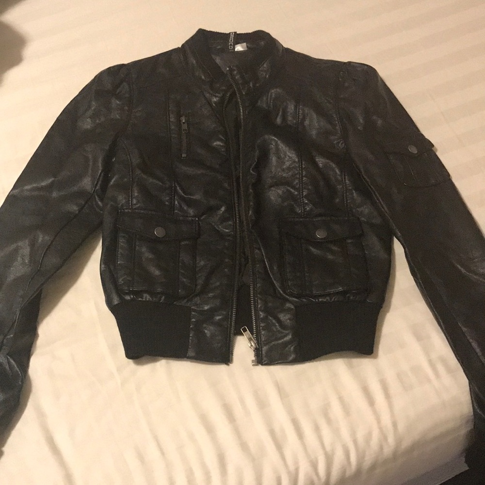 Leather jacket
