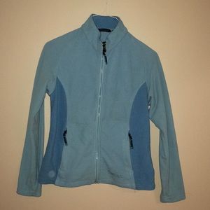 Marmot full zip fleece two toned blue