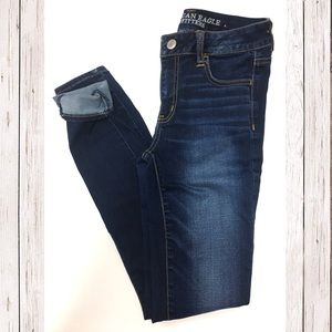 American Eagle Hi Rise Jeggings 2 Long