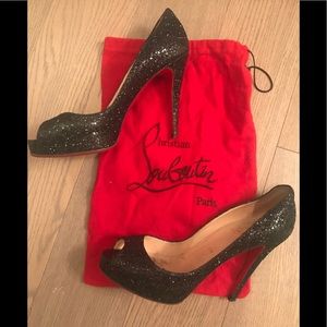 Christian Louboutin Very Prive Pumps, Size 39.5