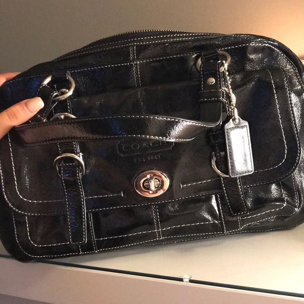 Black coach bag