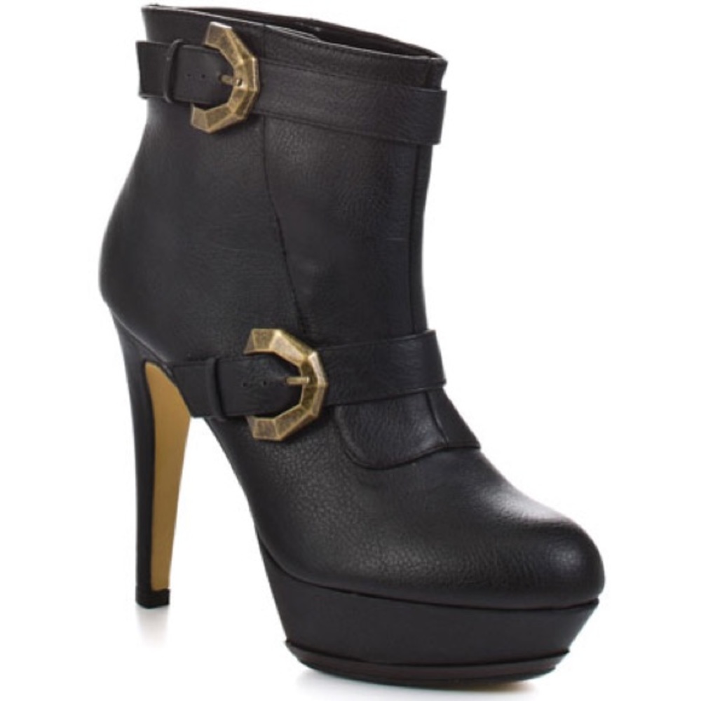 ⚡️SOLD⚡️High heeled black booties BNIB