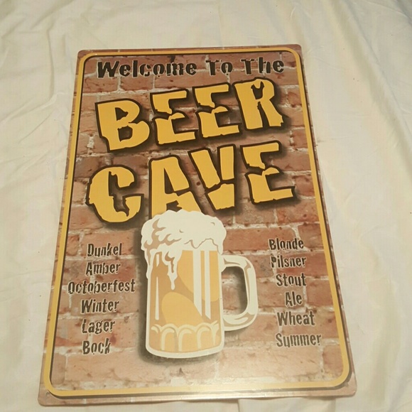 Other - Welcome to Beer Cave tin sign