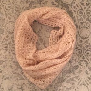 Pink infinity scarf