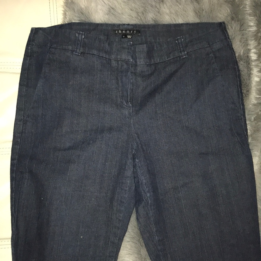 Theory denim trousers
