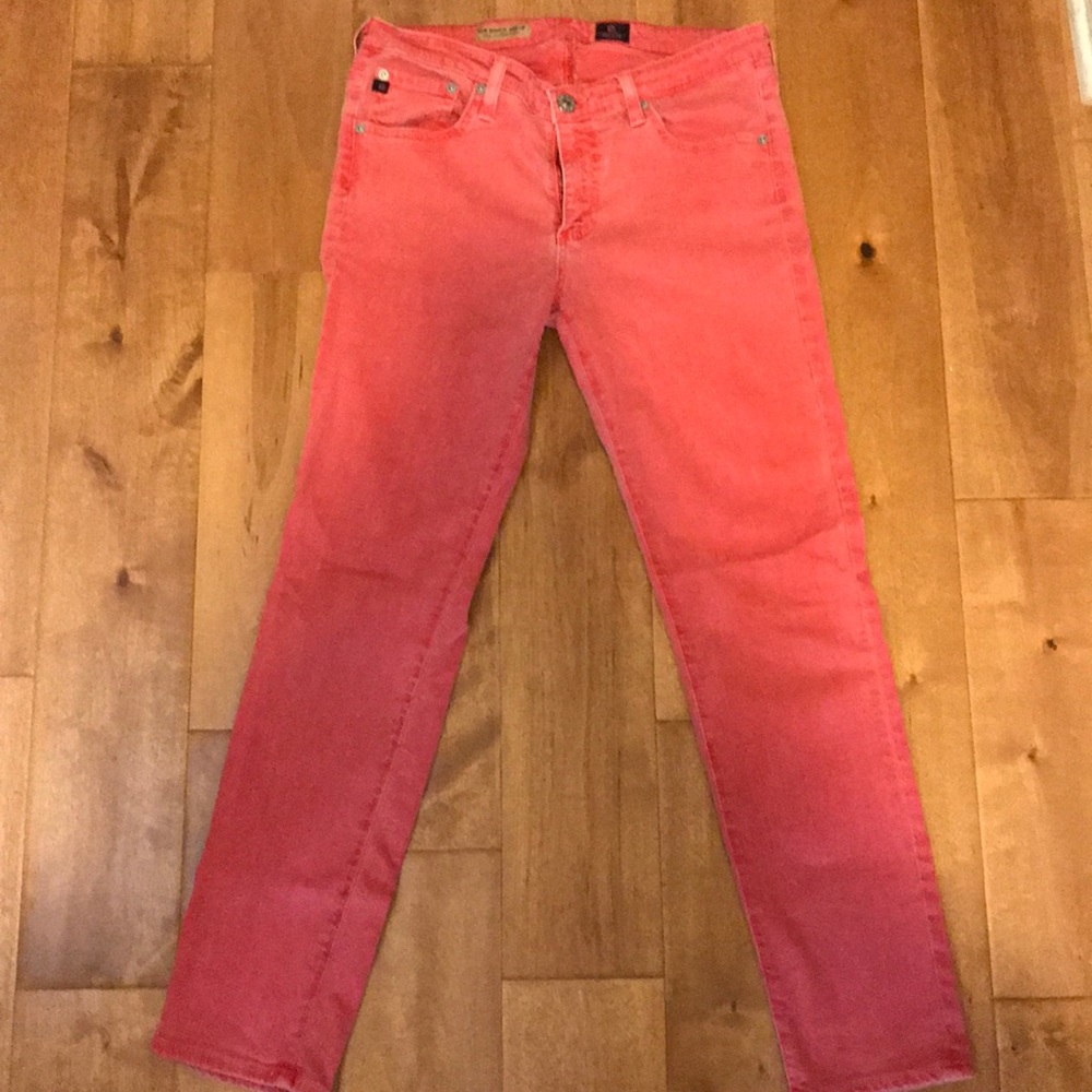 AG Stevie cut ankle jeans