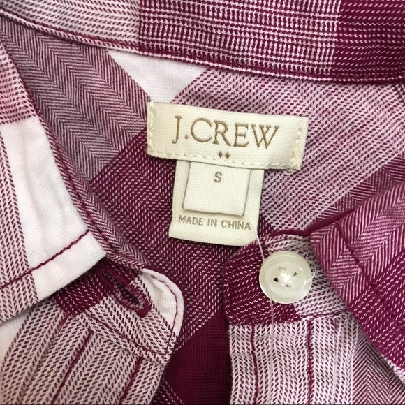 J. Crew Herringbone Check Popover Small - Picture 6 of 8