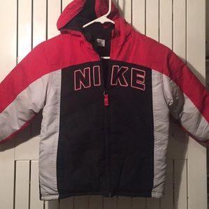 Boys NIKE winter puffer jacket.