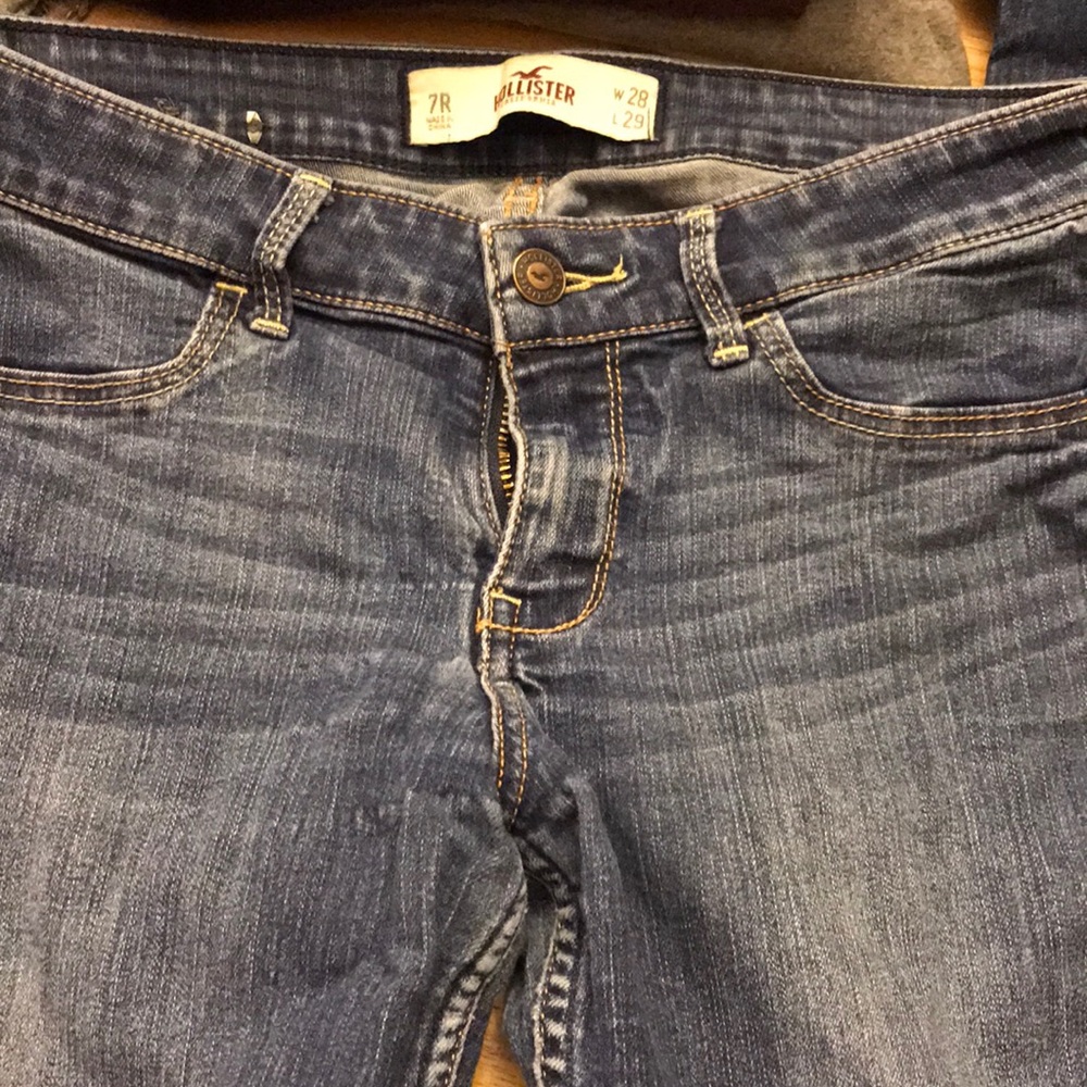 Hollister medium wash leggings