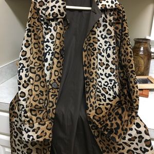 Reversible Leopard Coat