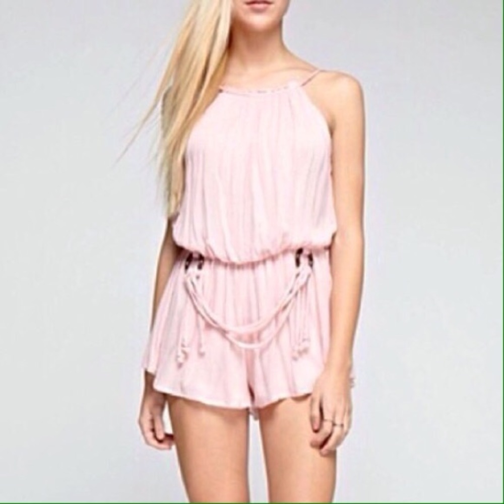 Tea n Cup Pink Romper