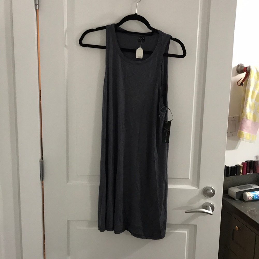 Grey tee shirt dress