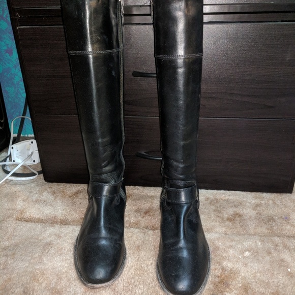 FRYE Philip Boot Size 7 Women's Extended Calf - Picture 6 of 6