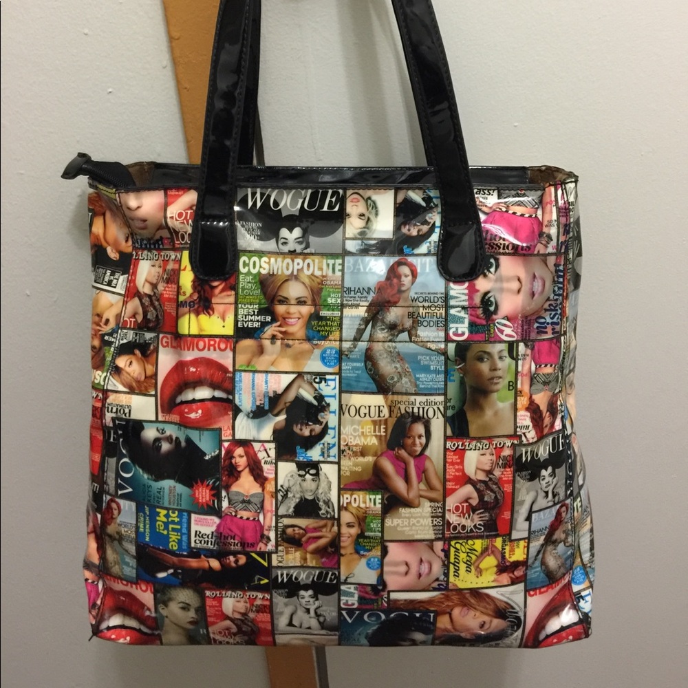 Magazine tote bag use once