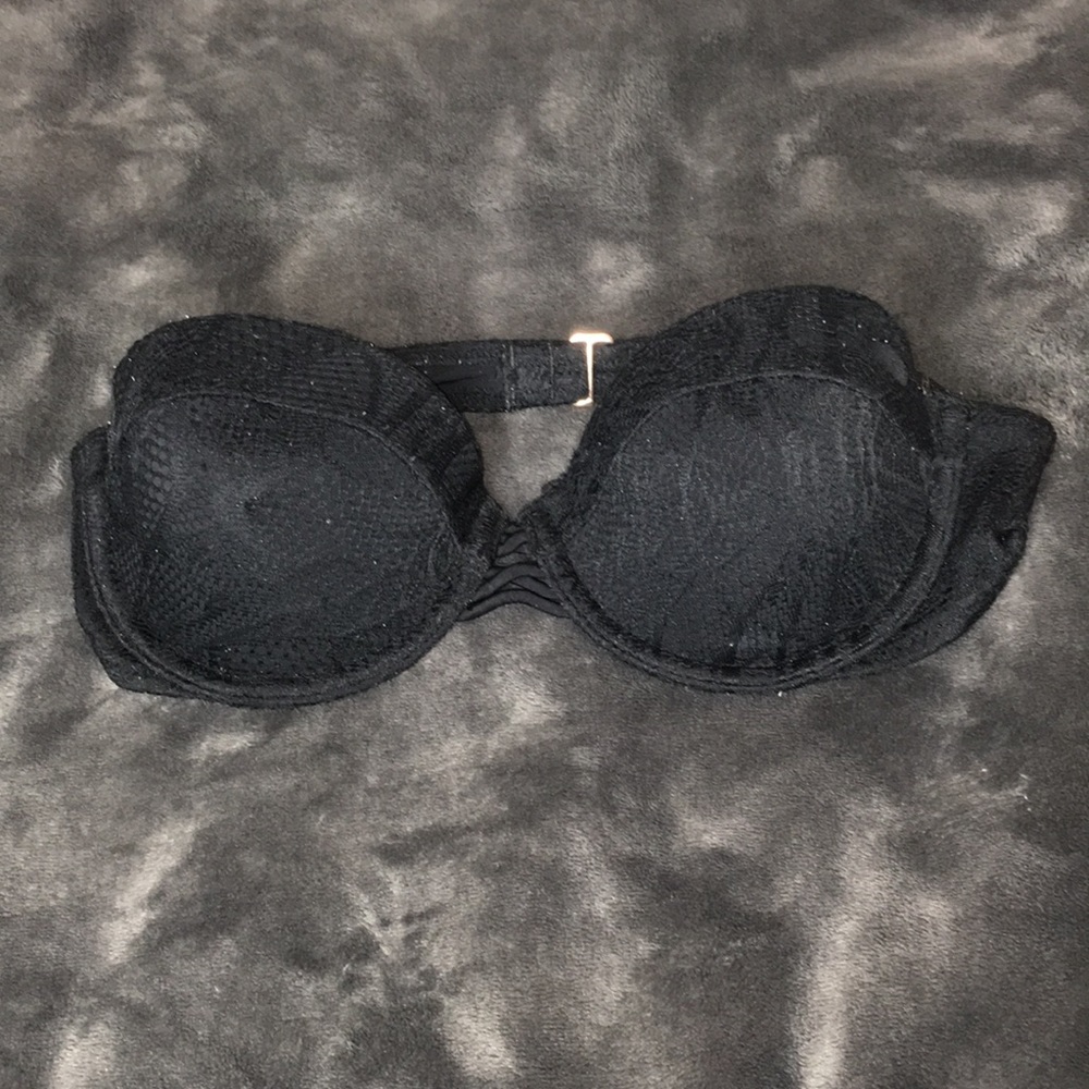 Victoria’s Secret Black Bikini Strapless Top