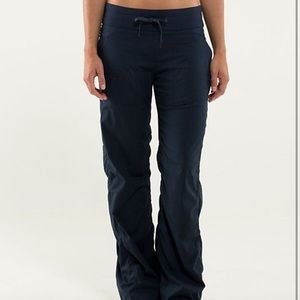 Lululemon LINED Dance Studio Pants Black 12 EUC!!