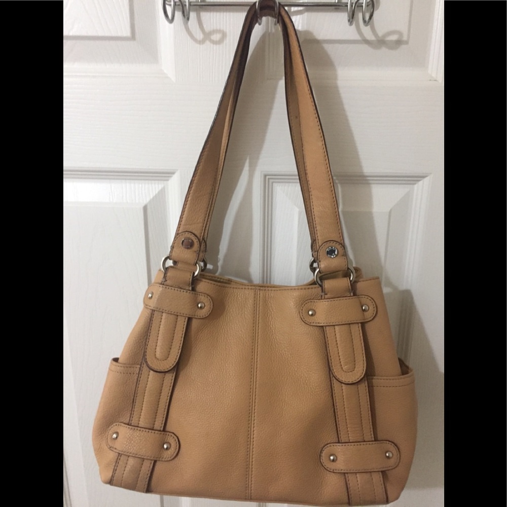 Tignanello Tan Leather Handbag