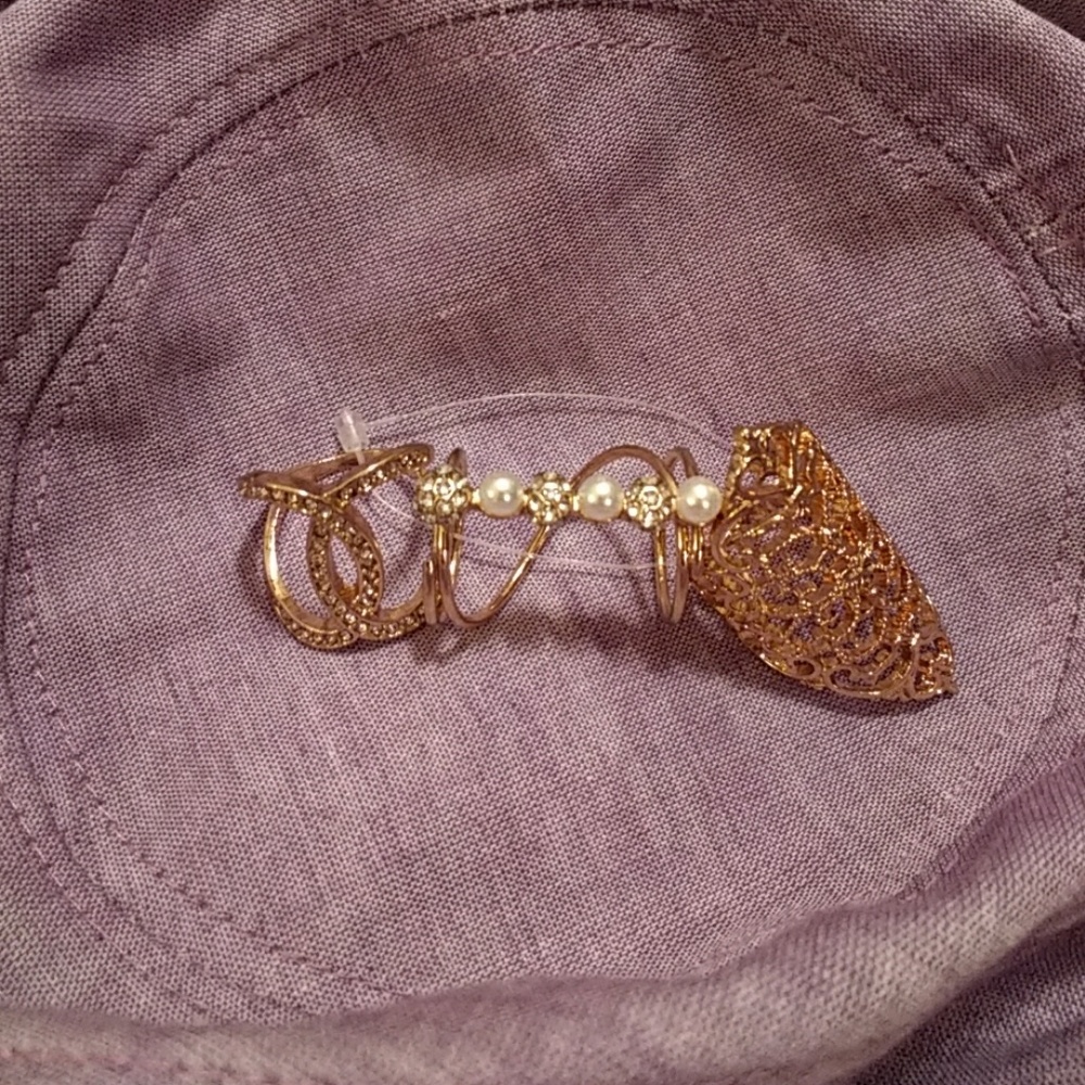 Set of 3 Gold rings