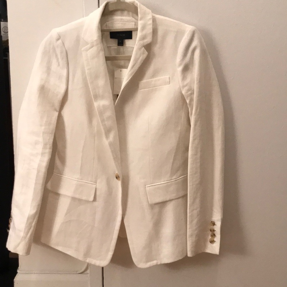 White J.Crew Blazer- never worn
