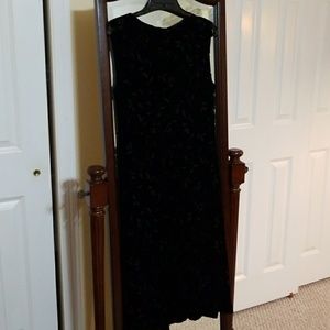 BLACK velvet dress