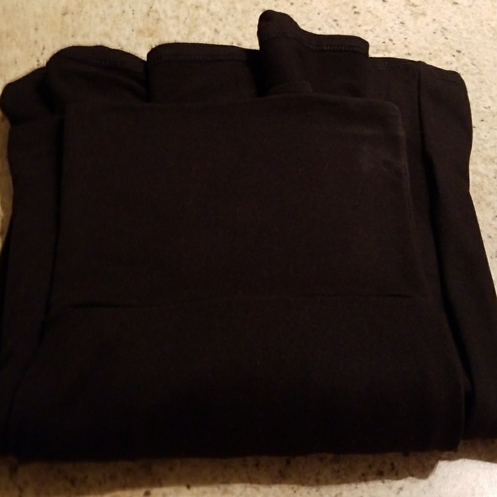 Solid black lularoe maxi skirt