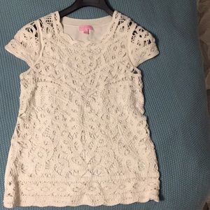 Lilly Pulitzer short sleeve sweater