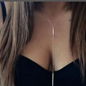 💗Long Layered Bar Stick Tassel Necklace