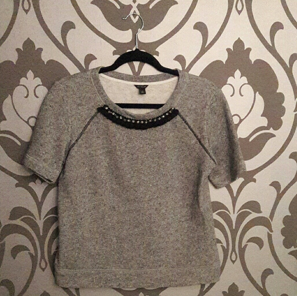 Ann Taylor embellished sweatshirt